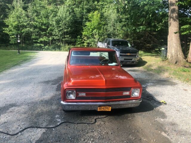 1969 Orange Chevrolet C-10 Standard Cab Pickup