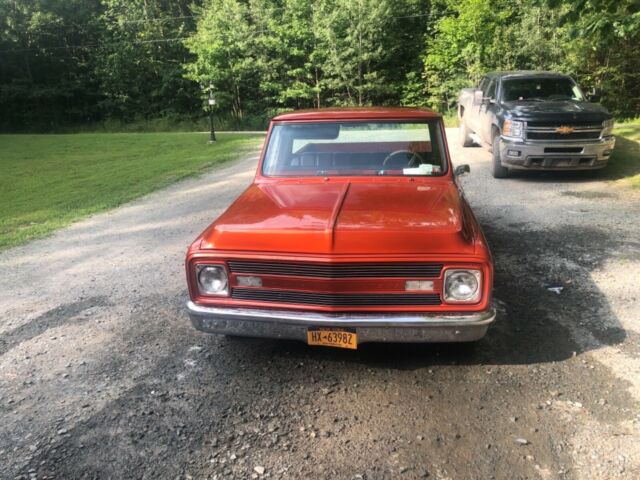1969 Orange Chevrolet C-10 Standard Cab Pickup