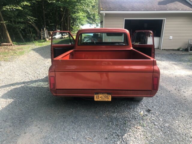1969 Orange Chevrolet C-10 Standard Cab Pickup