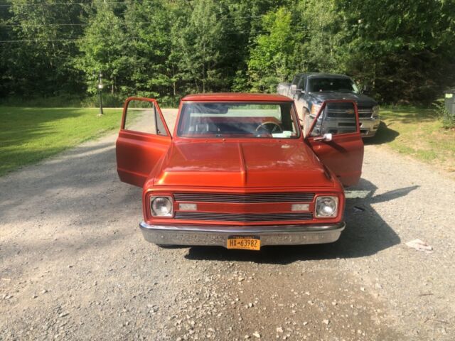 1969 Orange Chevrolet C-10 Standard Cab Pickup