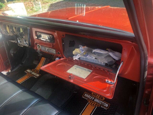 1969 Orange Chevrolet C-10 Standard Cab Pickup