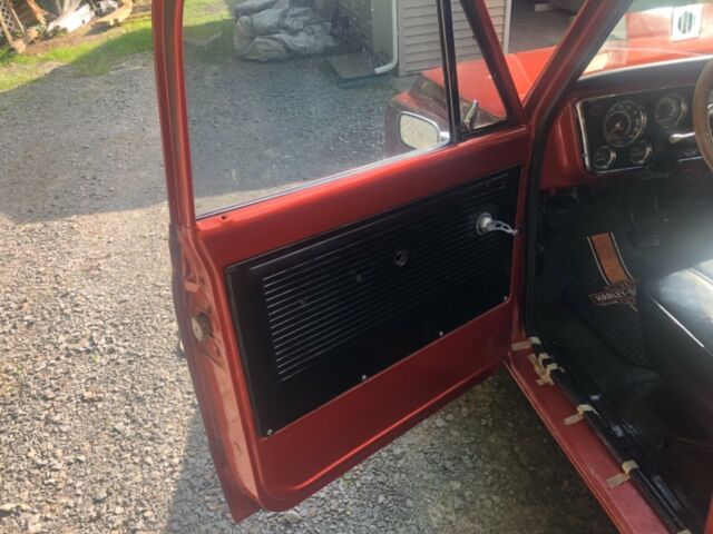 1969 Orange Chevrolet C-10 Standard Cab Pickup