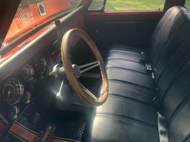 1969 Orange Chevrolet C-10 Standard Cab Pickup