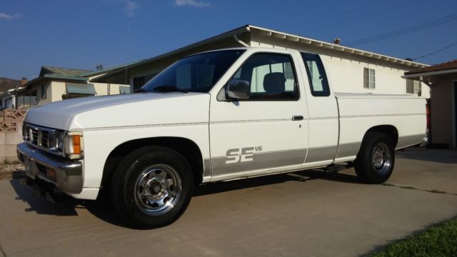 1992 White Nissan Other Pickups Extended Cab Pickup