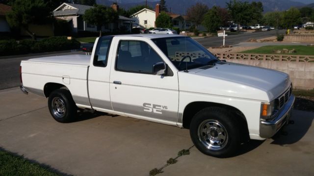 1992 White Nissan Other Pickups Extended Cab Pickup