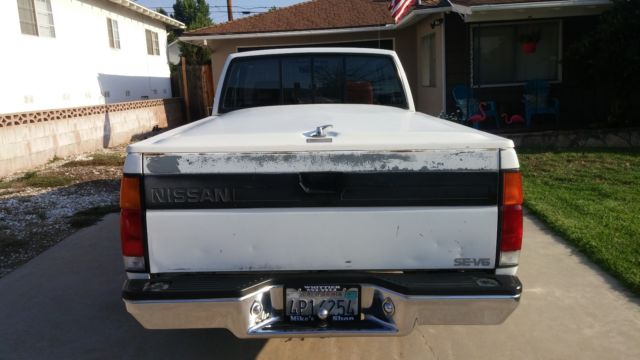 1992 White Nissan Other Pickups Extended Cab Pickup