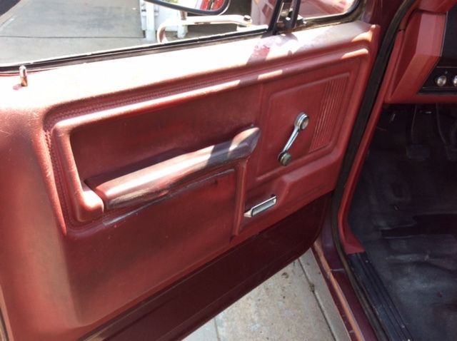 1982 Burgundy Ford F-100