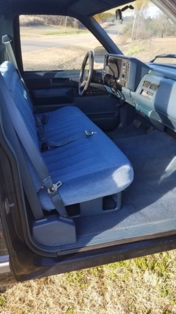 1989 Blue GMC 1500 Series Standard Cab Pickup