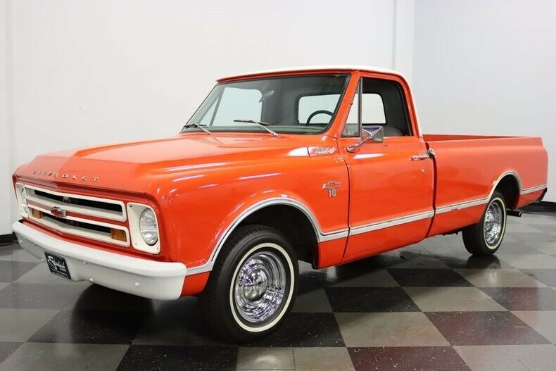 1967 Red Chevrolet C-10 Pickup Truck