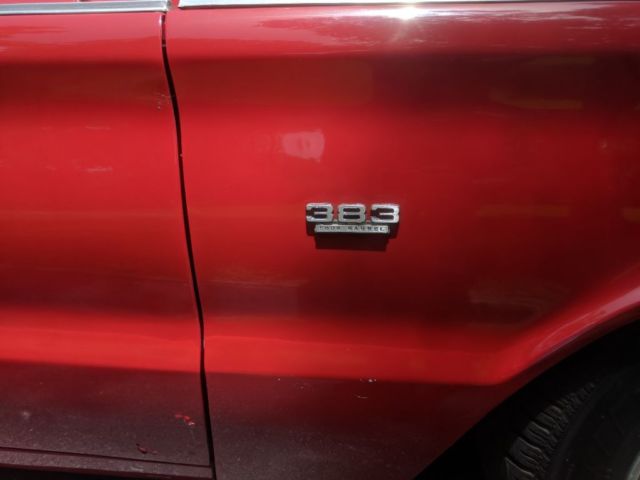 1966 Red Dodge Charger Fastback