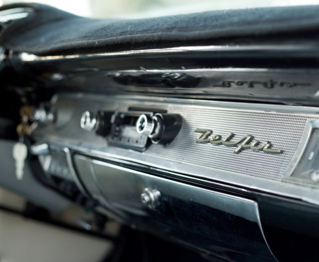 1957 Silver Chevrolet Bel Air/150/210 Sedan