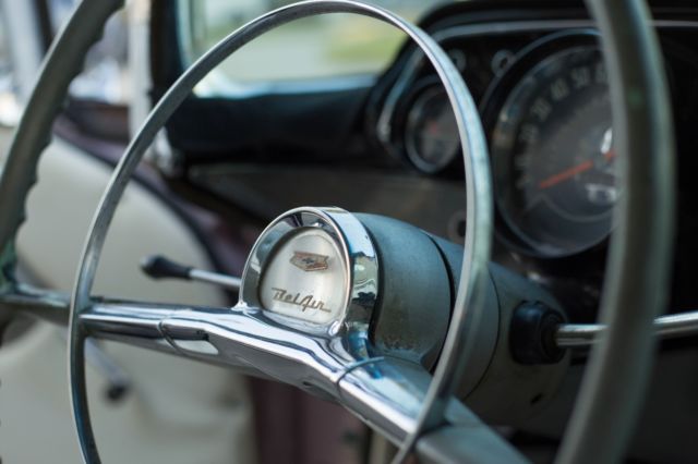 1957 Silver Chevrolet Bel Air/150/210 Sedan