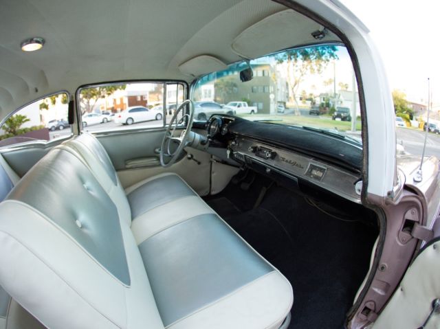 1957 Silver Chevrolet Bel Air/150/210 Sedan