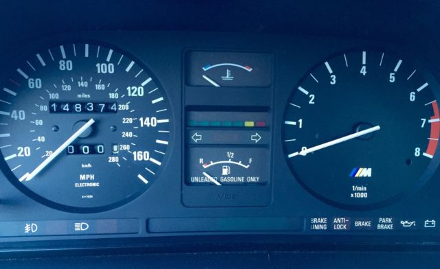 1988 Black BMW M5 Sedan