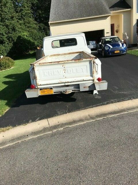 1966 White Chevrolet C-10 Standard Cab Pickup