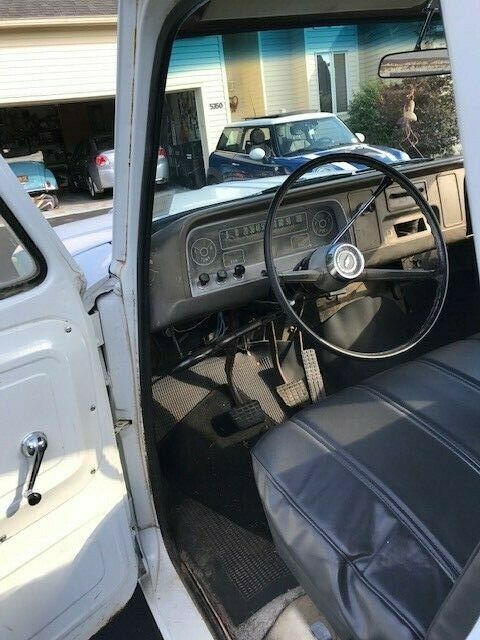 1966 White Chevrolet C-10 Standard Cab Pickup