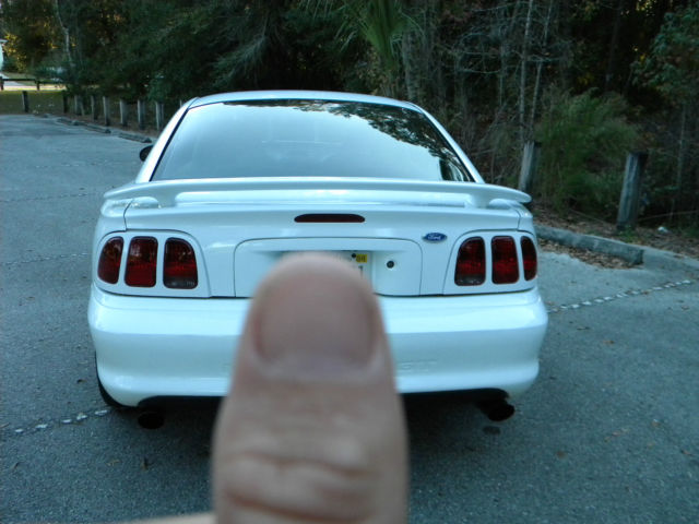 1994 White Ford Mustang Coupe