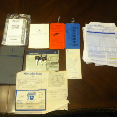 1986 Gray Mercedes-Benz SL-Class Convertible