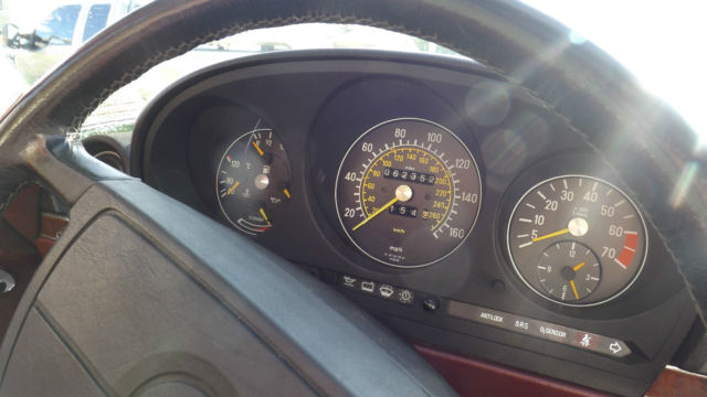 1986 Gray Mercedes-Benz SL-Class Convertible