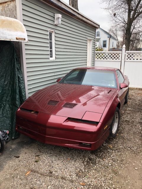 1988 Red Pontiac Trans Am Coupe