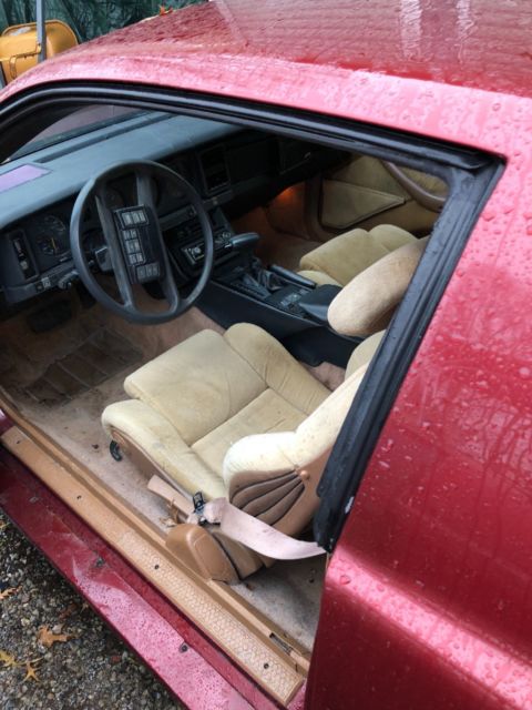 1988 Red Pontiac Trans Am Coupe
