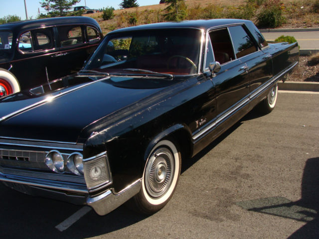 1967 Black Chrysler Imperial 4 door hard top