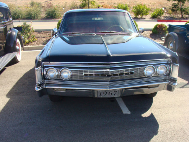 1967 Black Chrysler Imperial 4 door hard top