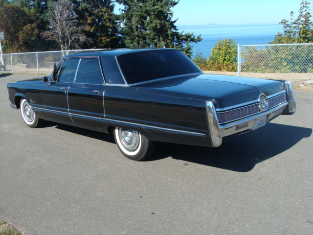 1967 Black Chrysler Imperial 4 door hard top
