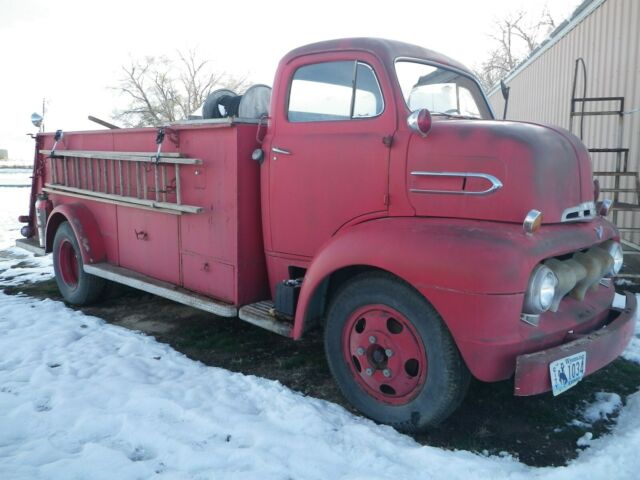 1951 Red Ford Fire Truck Fire Truck