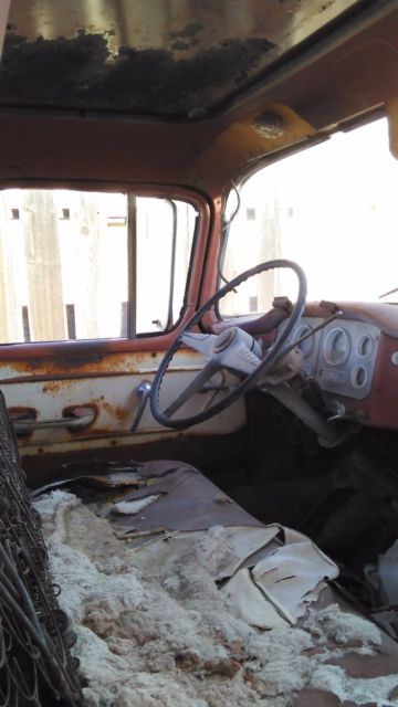 1957 worn out red Chevrolet Other Cab & Chassis