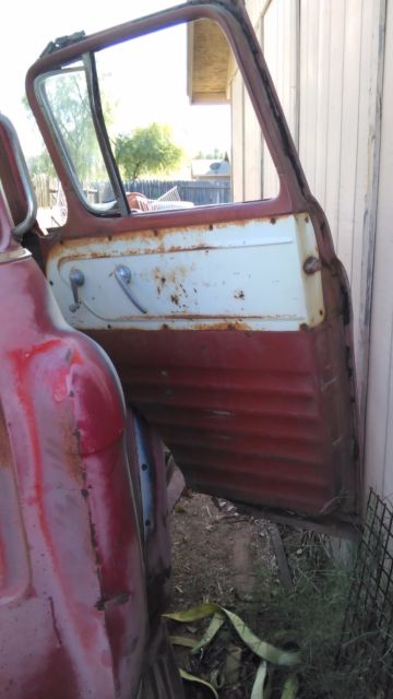 1957 worn out red Chevrolet Other Cab & Chassis