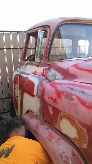 1957 worn out red Chevrolet Other Cab & Chassis