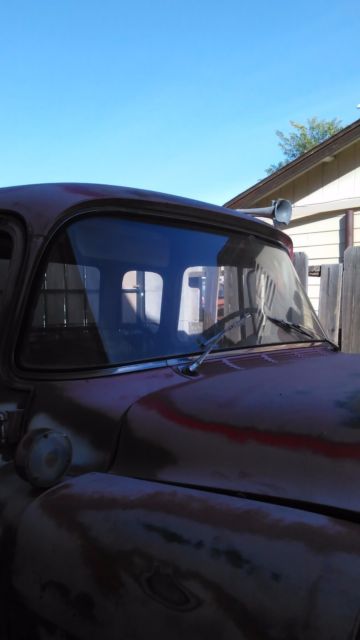 1957 worn out red Chevrolet Other Cab & Chassis