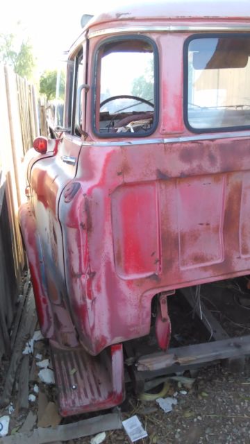 1957 worn out red Chevrolet Other Cab & Chassis