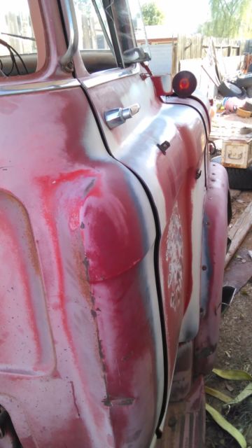 1957 worn out red Chevrolet Other Cab & Chassis