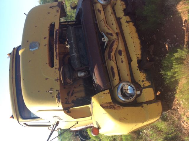 1954 Yellow Ford F-350 Cab & Chassis