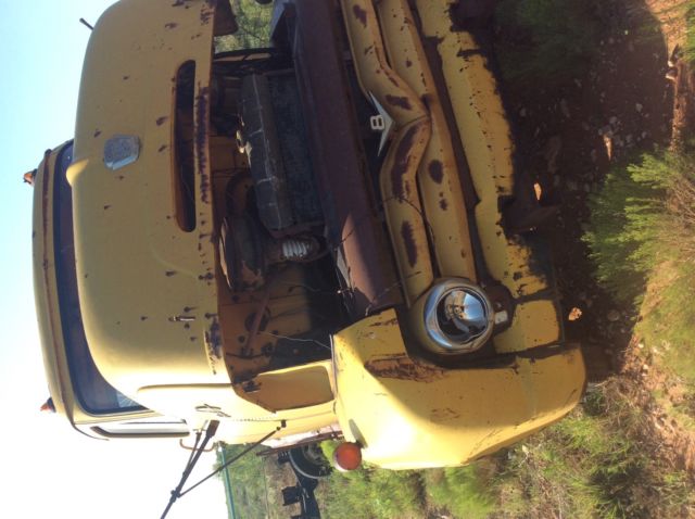1954 Yellow Ford F-350 Cab & Chassis