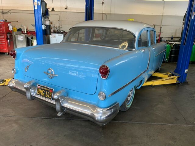 1954 Blue Oldsmobile Eighty-Eight Sedan