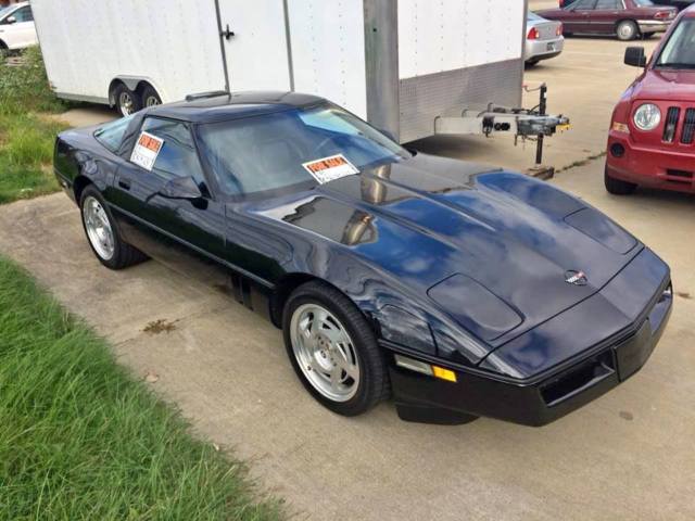 1990 Black Chevrolet Corvette