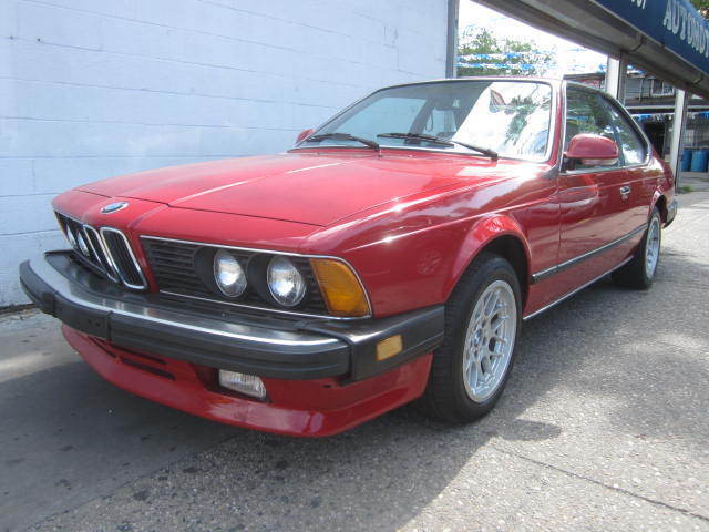 1986 Red BMW 6-Series Coupe