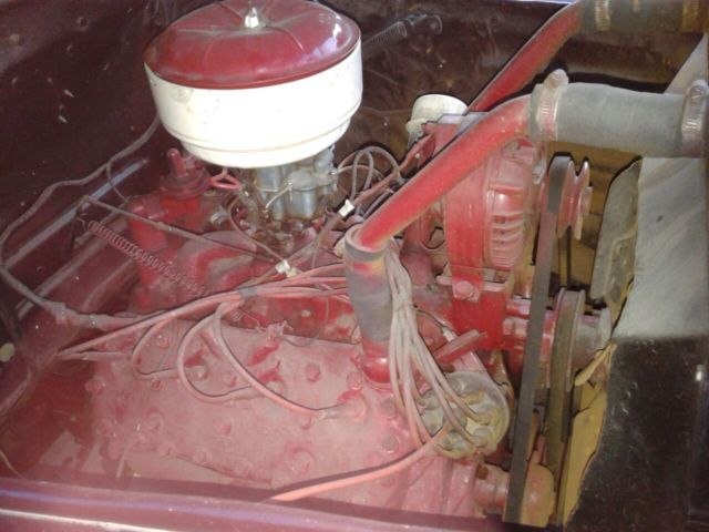 1951 Red wine & White Ford F-3