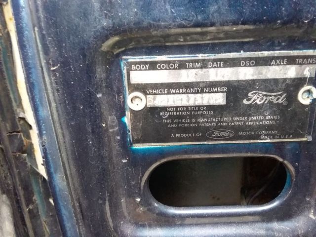 1963 Blue Ford Galaxie Sedan