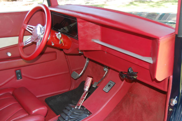 1933 Dark Blue Pearl w/Flames and Cloth Top Ford Other 2 door sedan