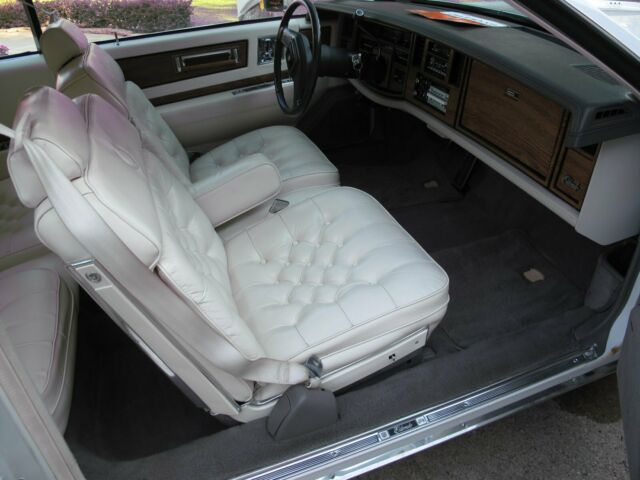 1984 White Cadillac Eldorado Coupe