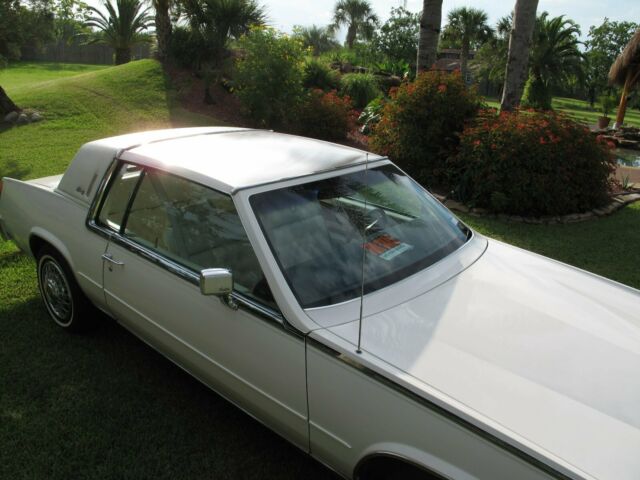 1984 White Cadillac Eldorado Coupe