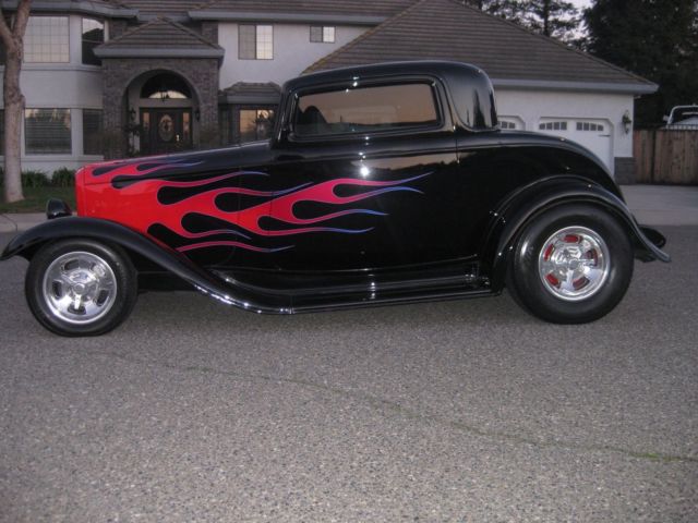 1932 Ford 3 window henry steel Coupe