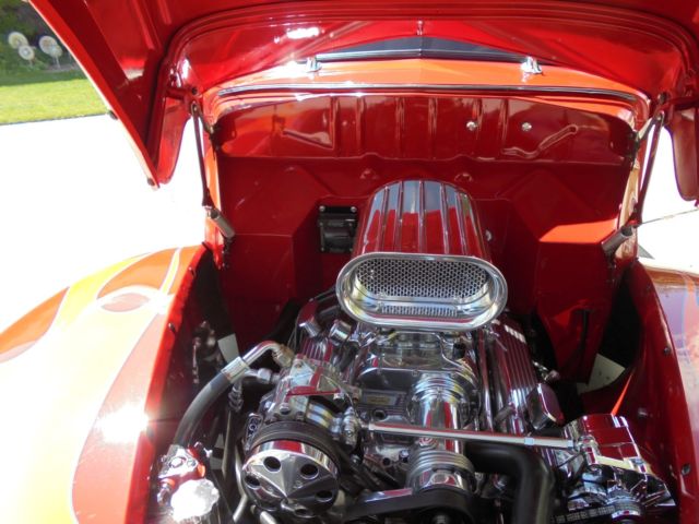 1940 Red Ford Deluxe Coupe Coupe