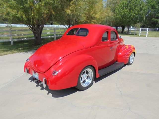 1940 Red Ford Deluxe Coupe Coupe
