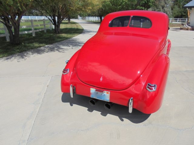 1940 Red Ford Deluxe Coupe Coupe
