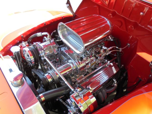 1940 Red Ford Deluxe Coupe Coupe